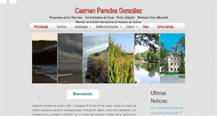 Desktop Screenshot of carmenparedes.com